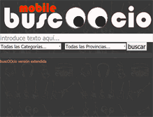Tablet Screenshot of buscoocio.com